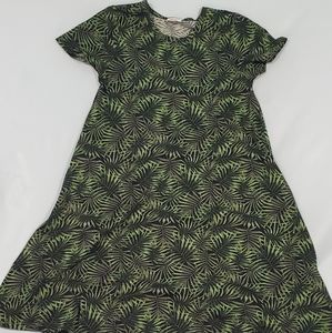 Dress, Lularoe, size small, palm tree print